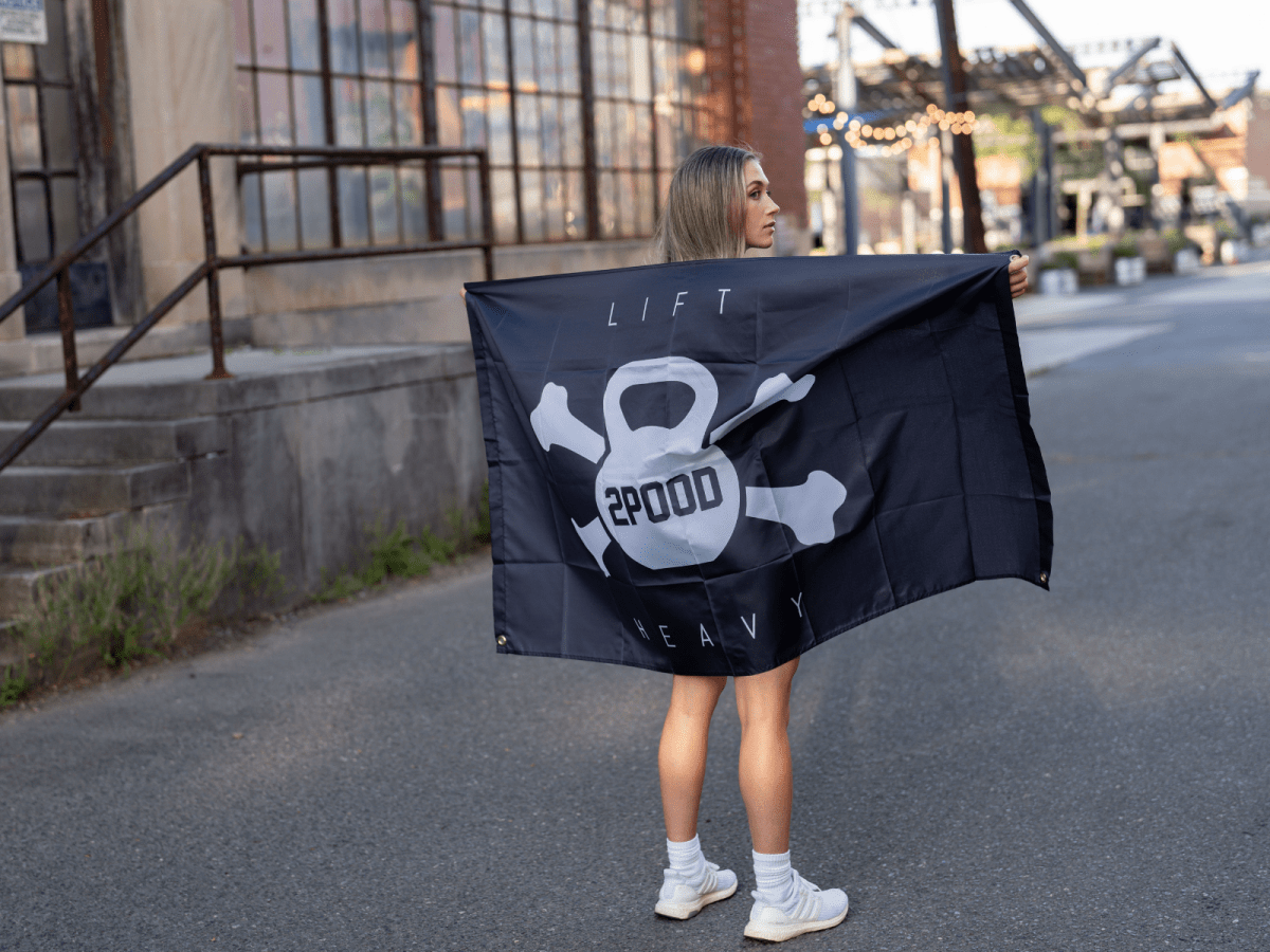 Jolly Roger Gym Flag kaufen - 2POOD Flags - Fitness Onlineshop