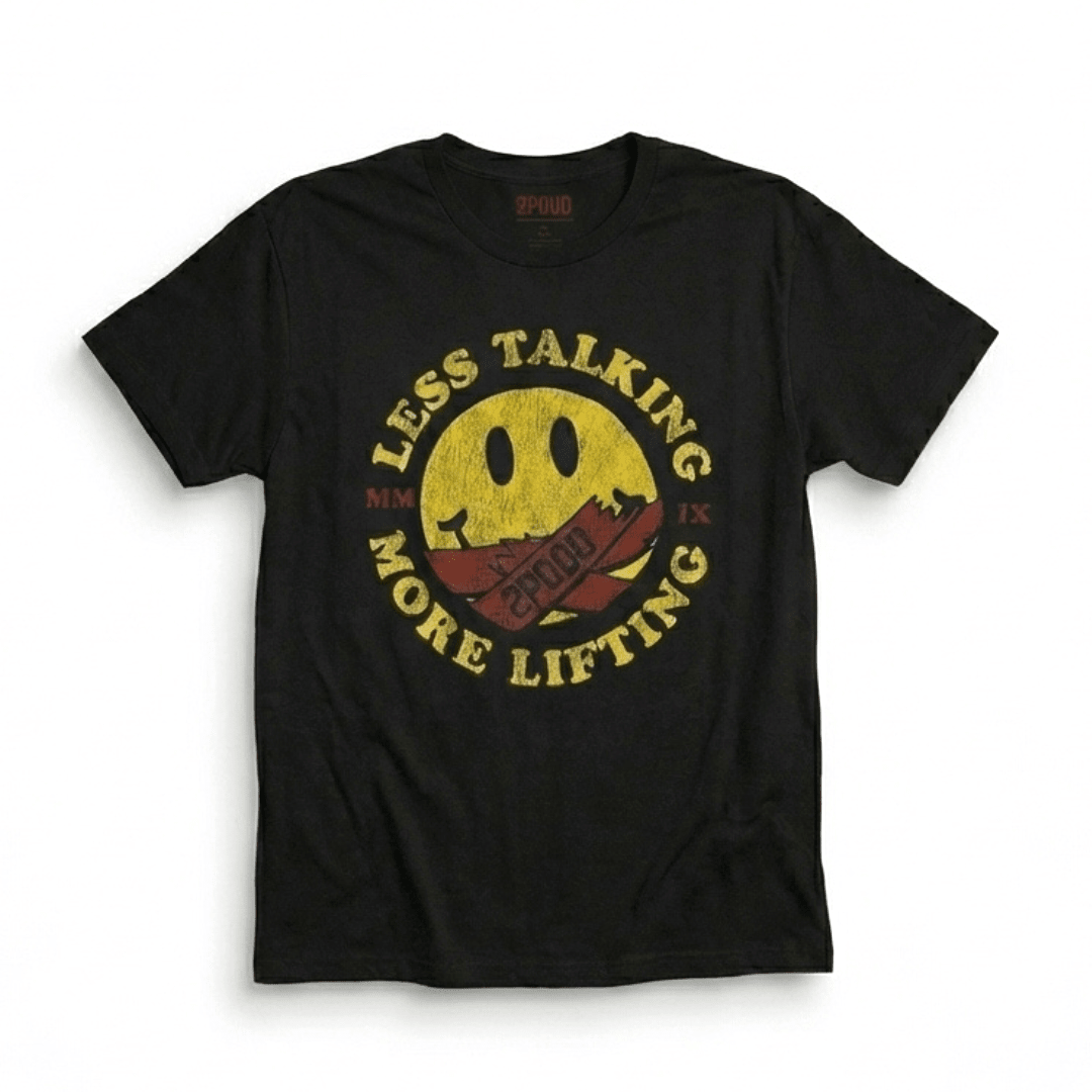 Less Talking T-Shirt kaufen - 2POOD T-Shirts - Fitness Onlineshop