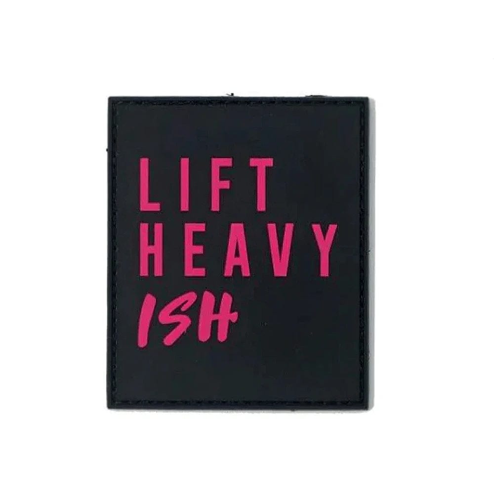 2POOD Pink "Lift Heavy Ish" Velcro Patch kaufen bei HighPowered.ch
