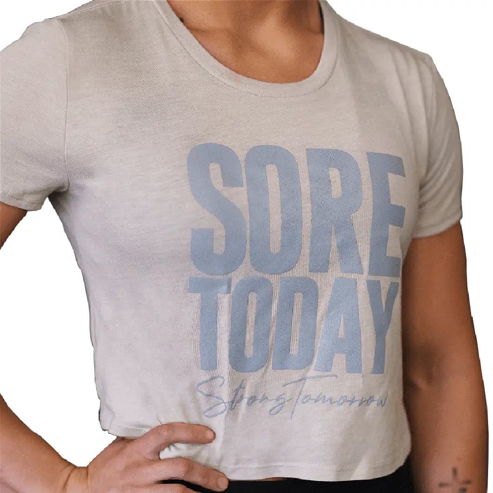Sore Today, Strong Tomorrow Crop Top kaufen - 2POOD Oberteile Damen - Fitness Onlineshop