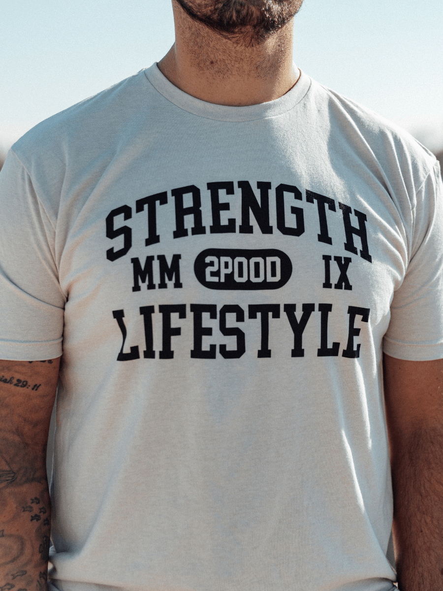 Varsity Strength Lifestyle T-shirt kaufen - 2POOD T-Shirts - Fitness Onlineshop
