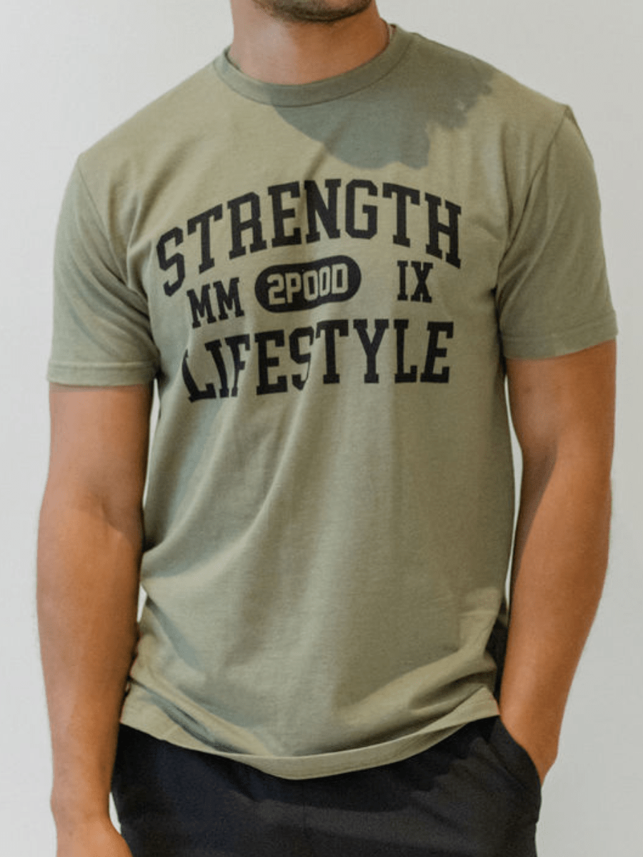 Varsity Strength Lifestyle T-Shirt kaufen - 2POOD T-Shirts - Fitness Onlineshop