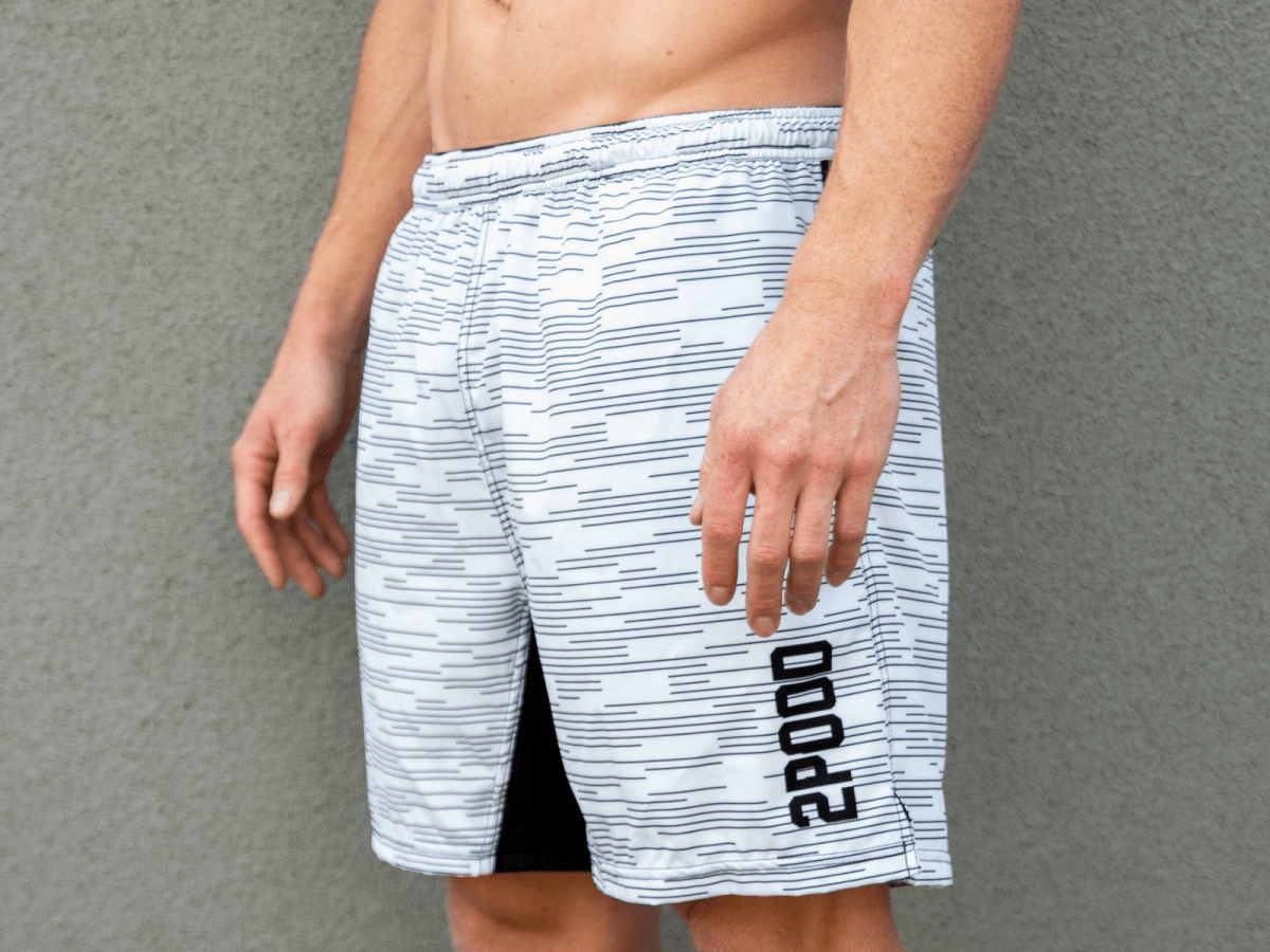 White Noise Essential Shorts kaufen - 2POOD WOD Shorts - Fitness Onlineshop