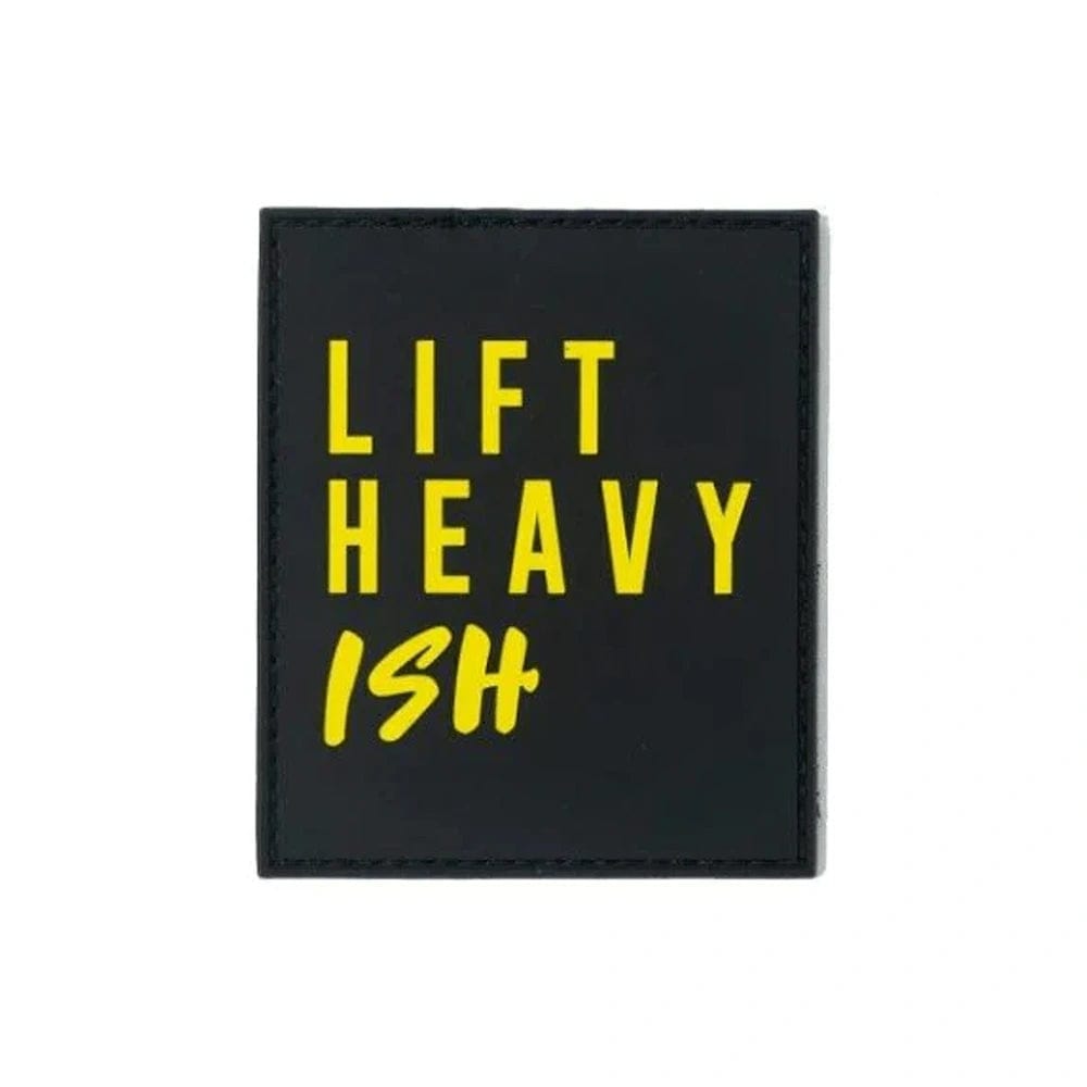 Buy the 2POOD Yellow "Lift Heavy Ish" Velcro Patch at HighPowered.ch