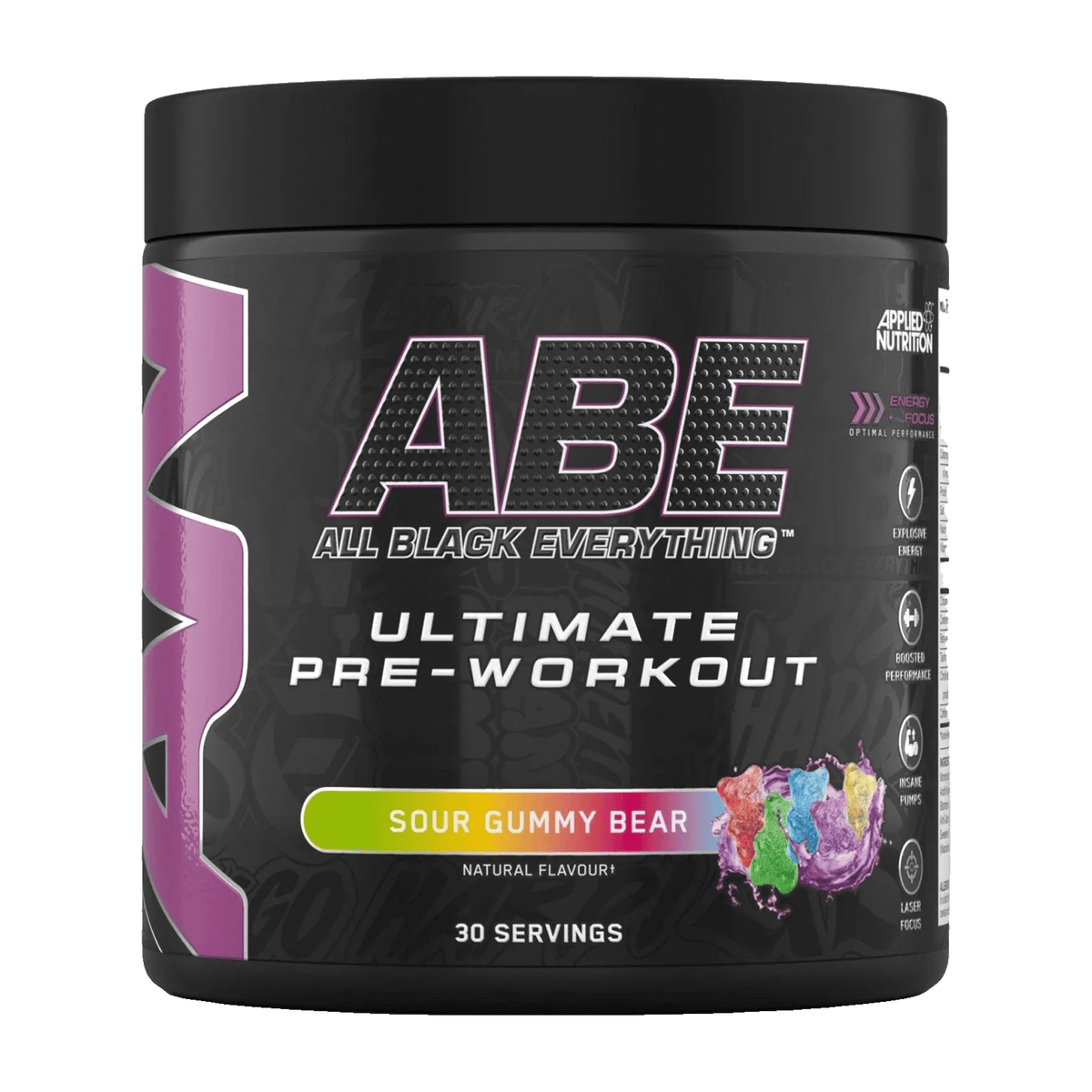 Applied Nutrition ABE (All Black Everything) (375 g) Sour Gummy Bear kaufen - Applied Nutrition Pre-Workout - Fitness Onlineshop