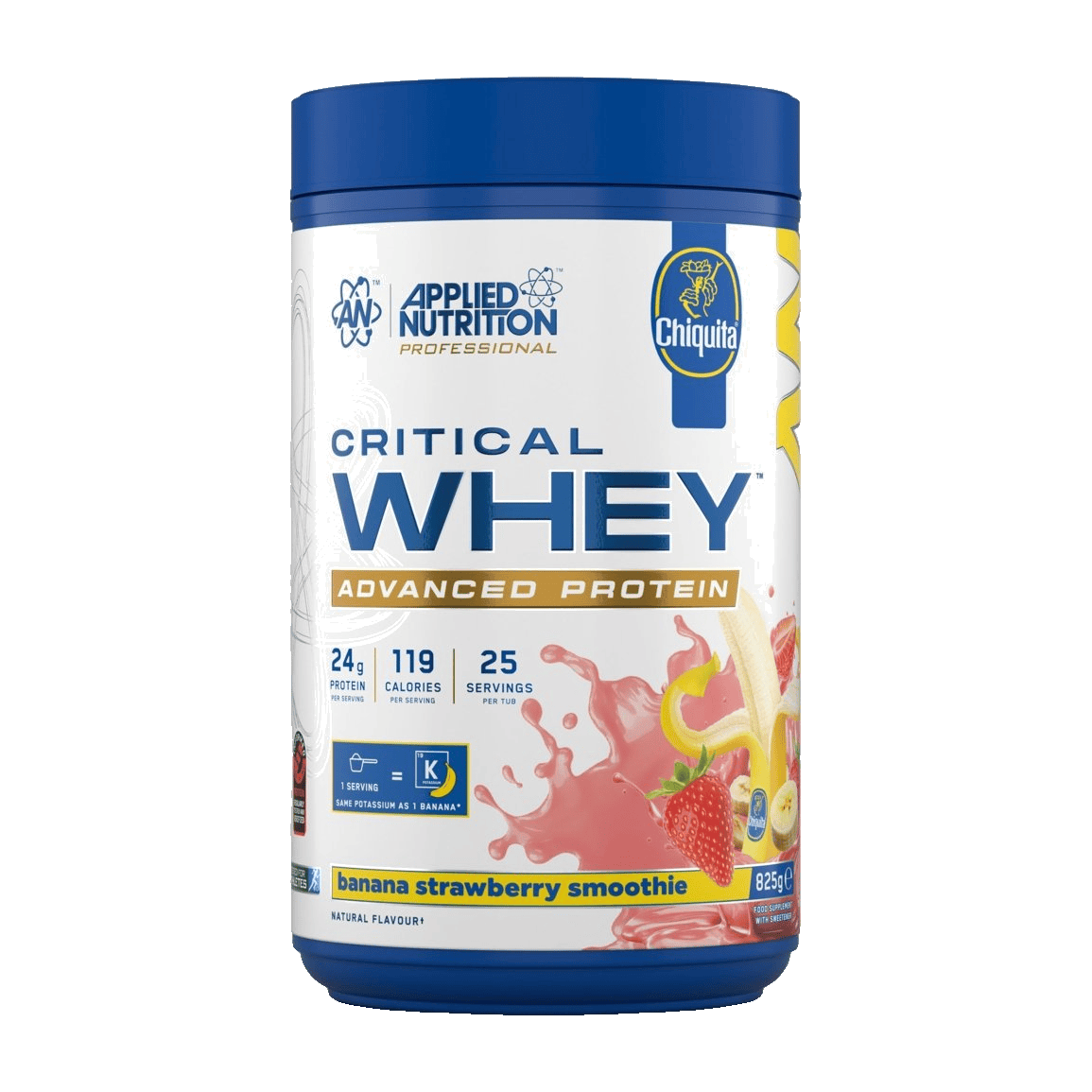 Applied Nutrition Critical Whey (825 g) Chiquita Banana & Strawberry kaufen - Applied Nutrition Whey Proteinpulver - Fitness Onlineshop