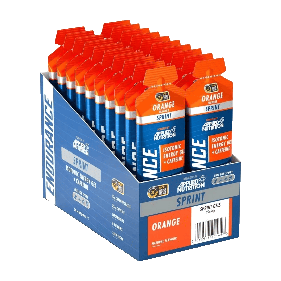 Applied Nutrition Endurance Velocity Sprint Gel 20 x 60 g / Orange kaufen - Applied Nutrition Energy Gels - Fitness Onlineshop