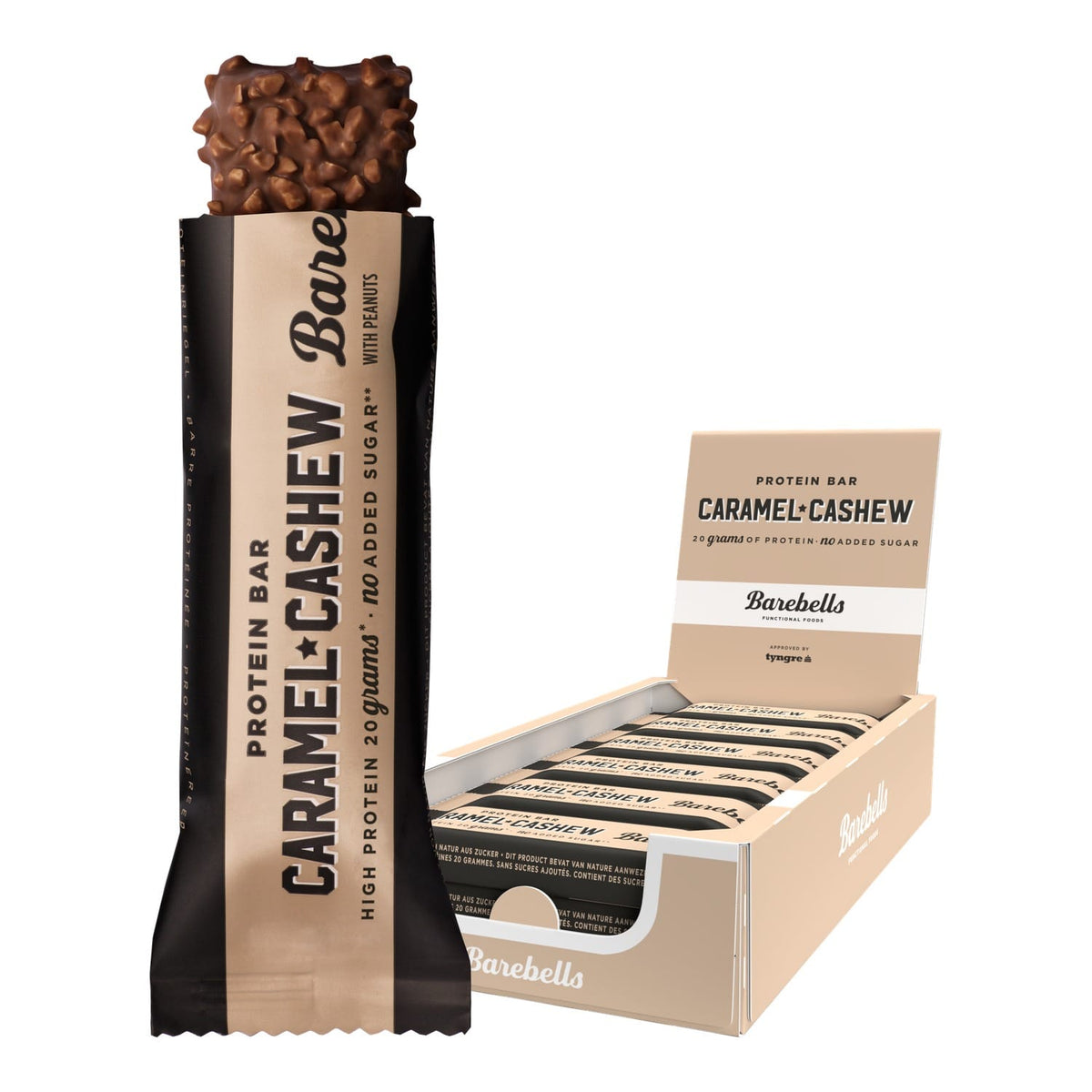 Barebells Protein Riegel 12 x 55 g / Caramel Cashew kaufen - Barebells Proteinriegel - Fitness Onlineshop