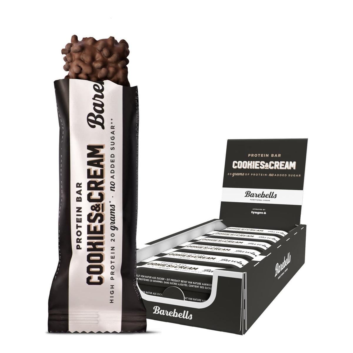 Barebells Protein Riegel 12 x 55 g / Cookies and Cream kaufen - Barebells Proteinriegel - Fitness Onlineshop
