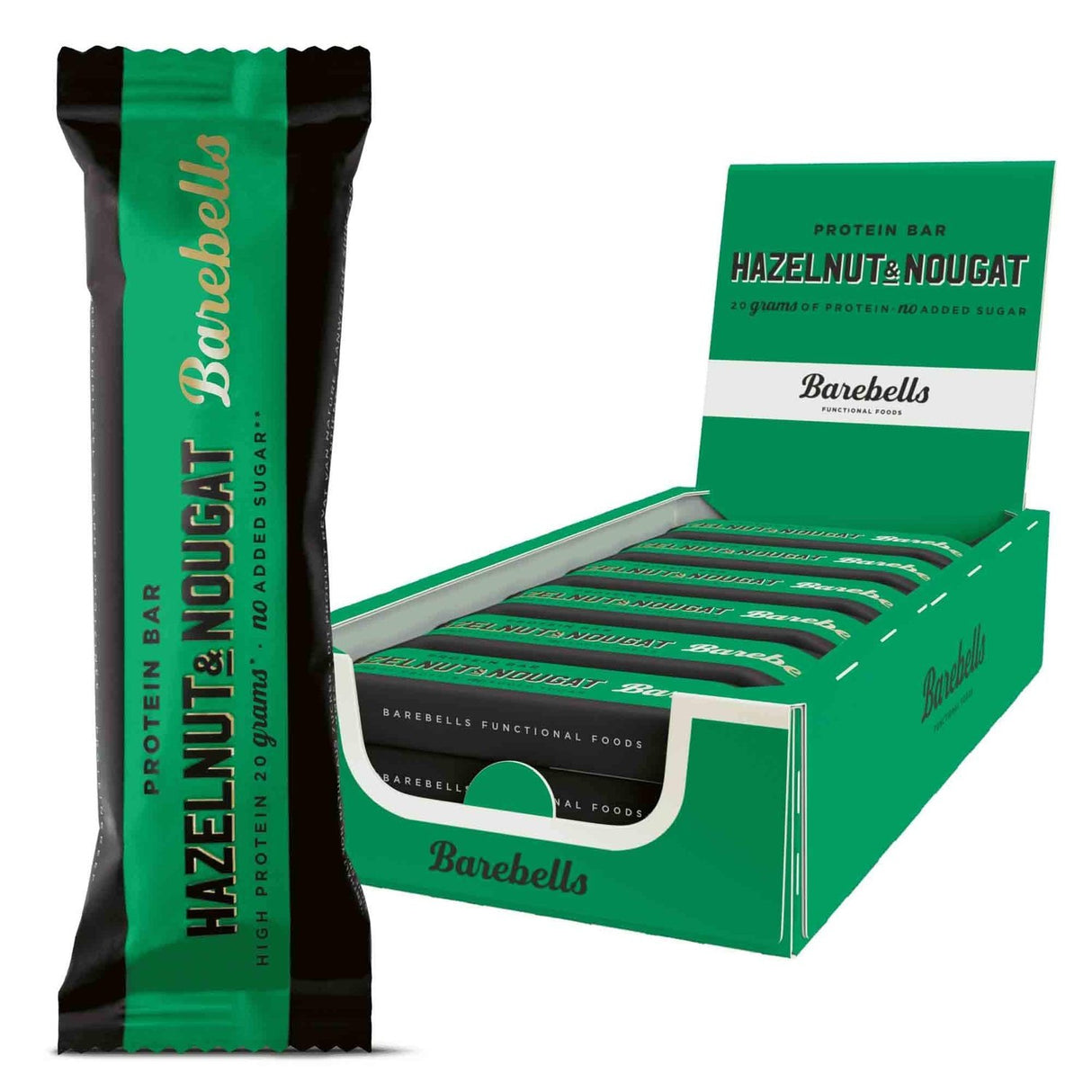 Achetez les barres protéinées Barebells Barebells 12 x 55 g Noisette-Nougat sur HighPowered.ch