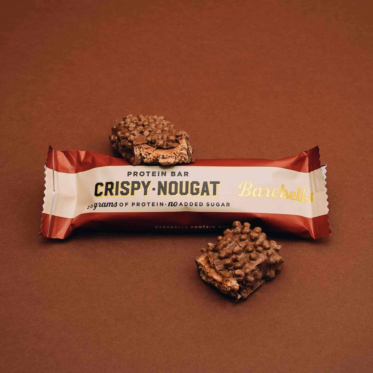 Achetez les barres protéinées Barebells « Crispy Nougat » (55 g) sur HighPowered.ch