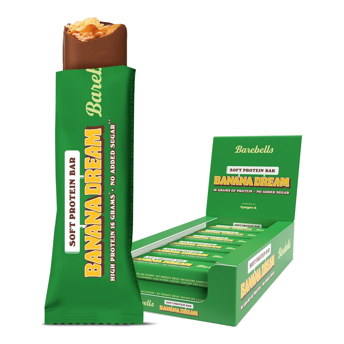 Barebells Soft Proteinriegel 12 x 55 g / Banana Dream kaufen - Barebells Proteinriegel - Fitness Onlineshop
