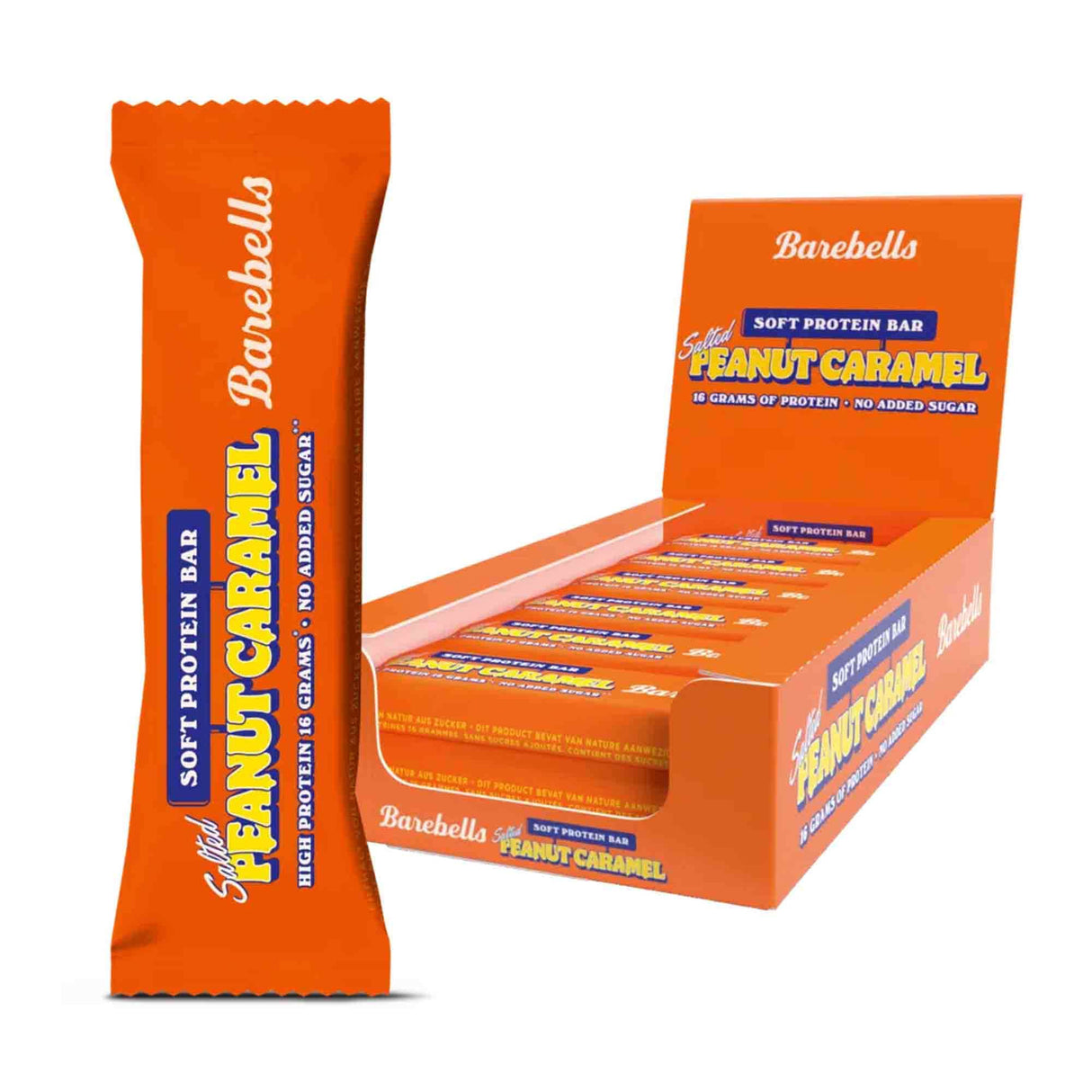Achetez les barres protéinées Barebells Soft Proteinriegel 12 x 55 g au caramel et aux cacahuètes salées sur HighPowered.ch