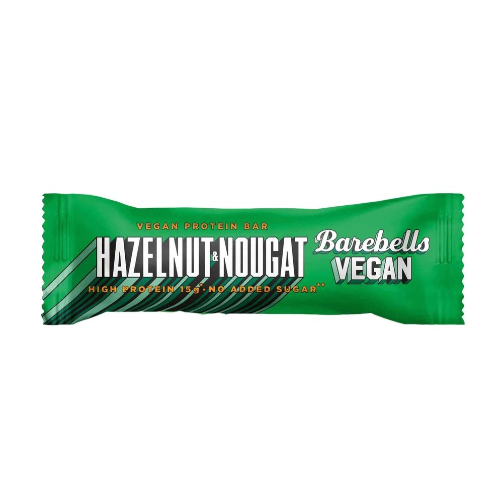 Achetez les barres protéinées végétaliennes Barebells Barebells 55 g au nougat aux noisettes sur HighPowered.ch