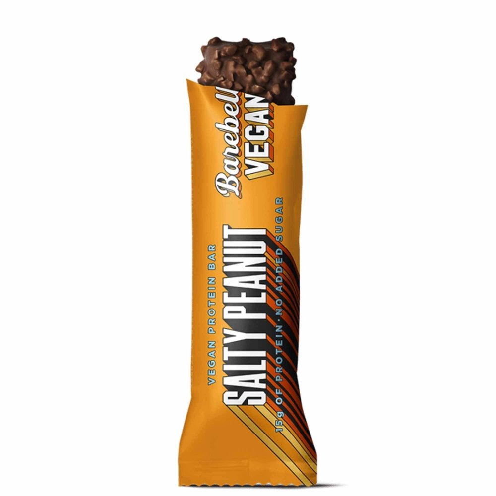Achetez les barres protéinées végétaliennes Barebells Salty Peanut (55 g) sur HighPowered.ch