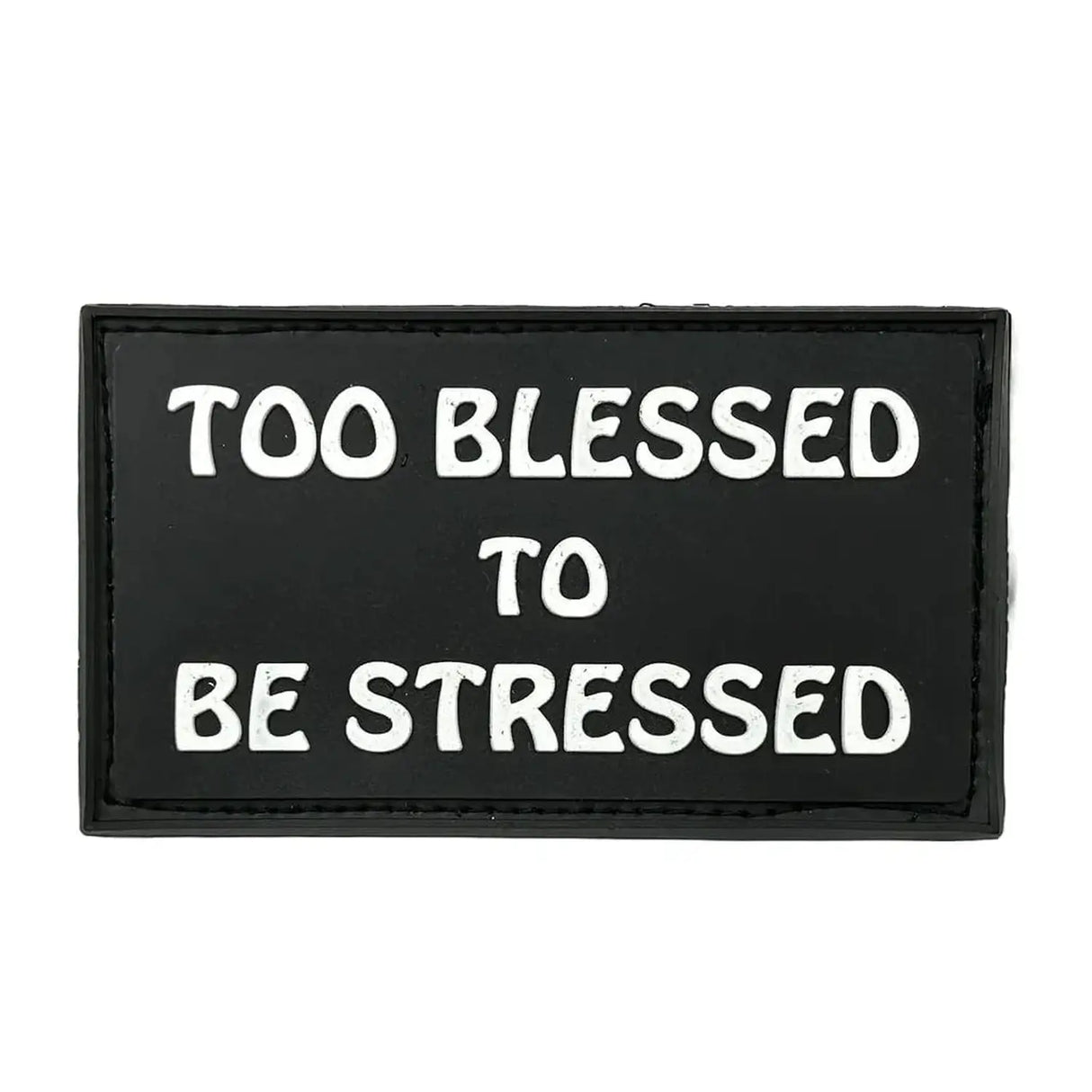Acquista la toppa in velcro Bear KompleX "To Blessed To Be Stressed" su HighPowered.ch