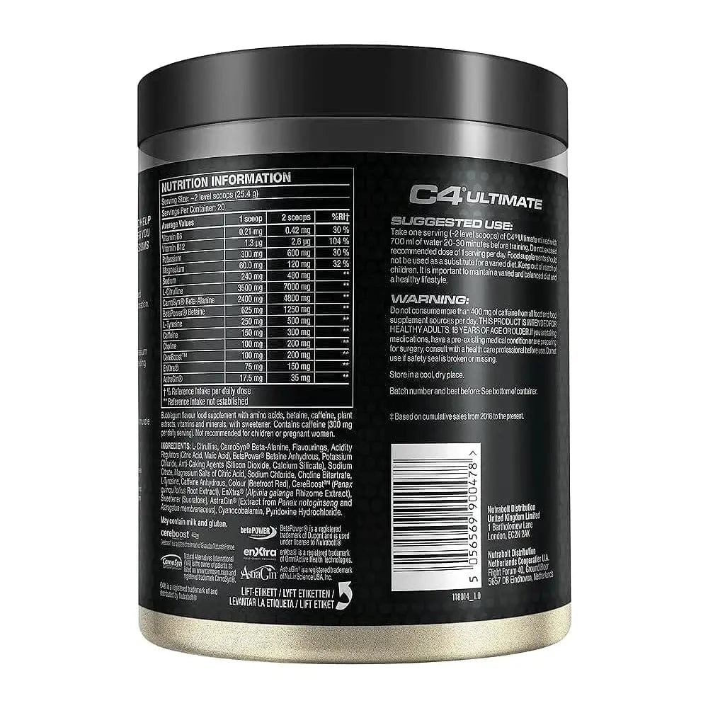 Acheter Cellucor C4 Ultimate - Cellucor Pre-Workout - Boutique en ligne de fitness