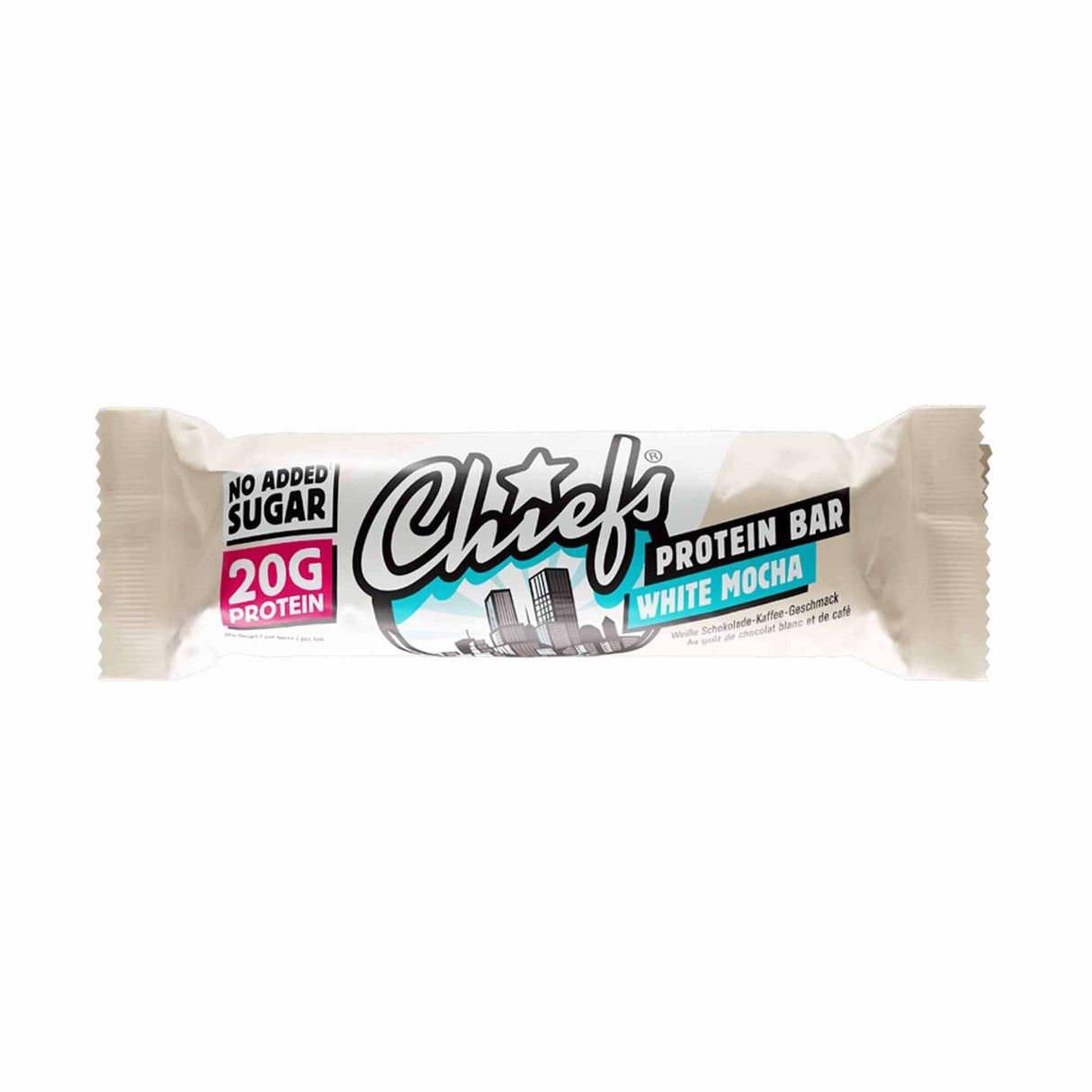 Acheter les barres protéinées Chiefs Chiefs 55 g White Mocha sur HighPowered.ch
