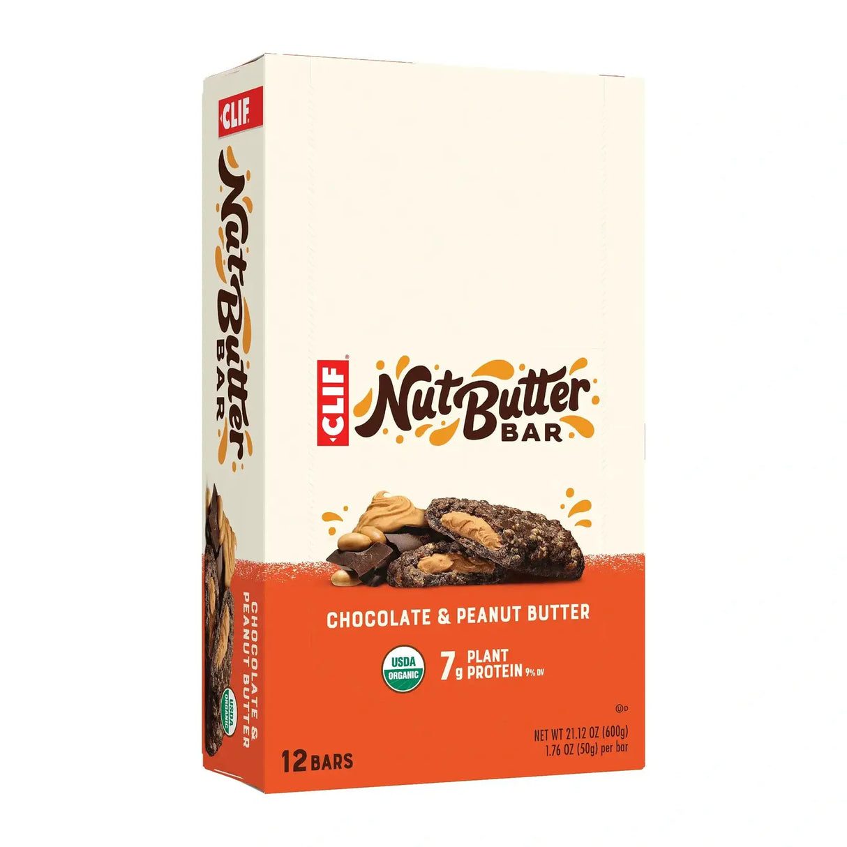 Achetez la barre CLIF CLIF Nut Butter (bio) 12 x 50 g au beurre de cacahuète et au chocolat sur HighPowered.ch