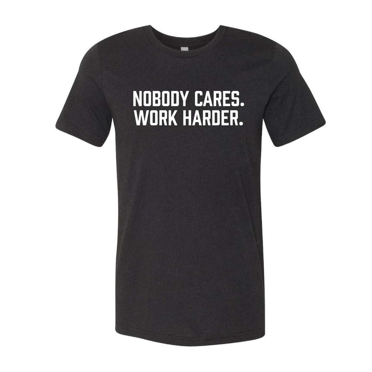 Buy the Elite Athletic Gear "Nobody Cares. Work Harder." T-shirt (XXL) at HighPowered.ch