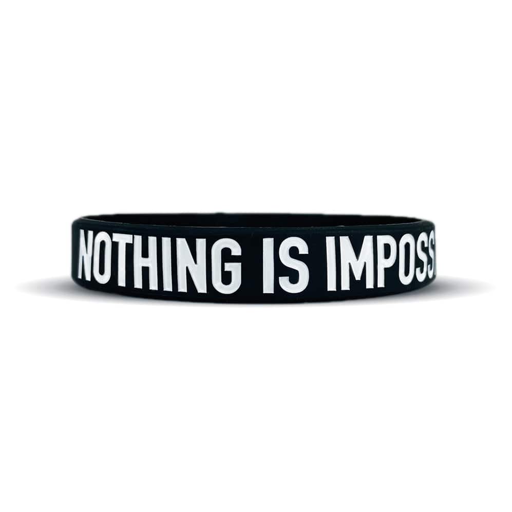 Elite Athletic Gear NOTHING IS IMPOSSIBLE Wristband kaufen bei HighPowered.ch