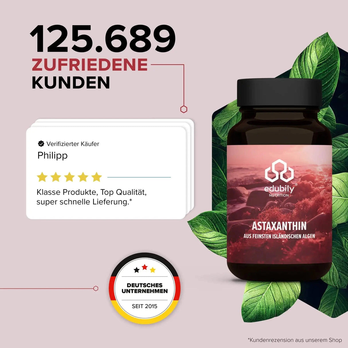 Astaxanthin kaufen - edubily Gesundheit - Fitness Onlineshop