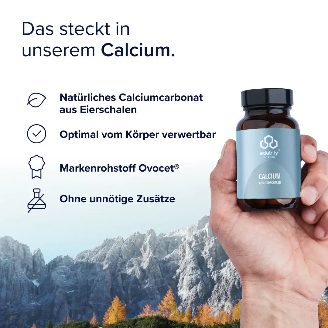 Calcium Kapseln kaufen - edubily Calcium - Fitness Onlineshop