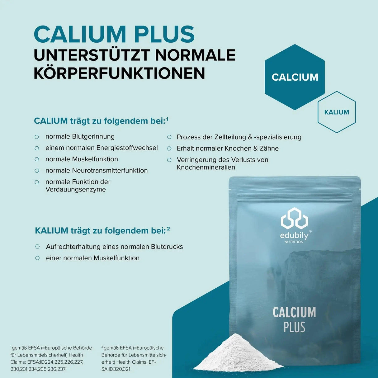 Calcium plus kaufen - edubily Calcium - Fitness Onlineshop