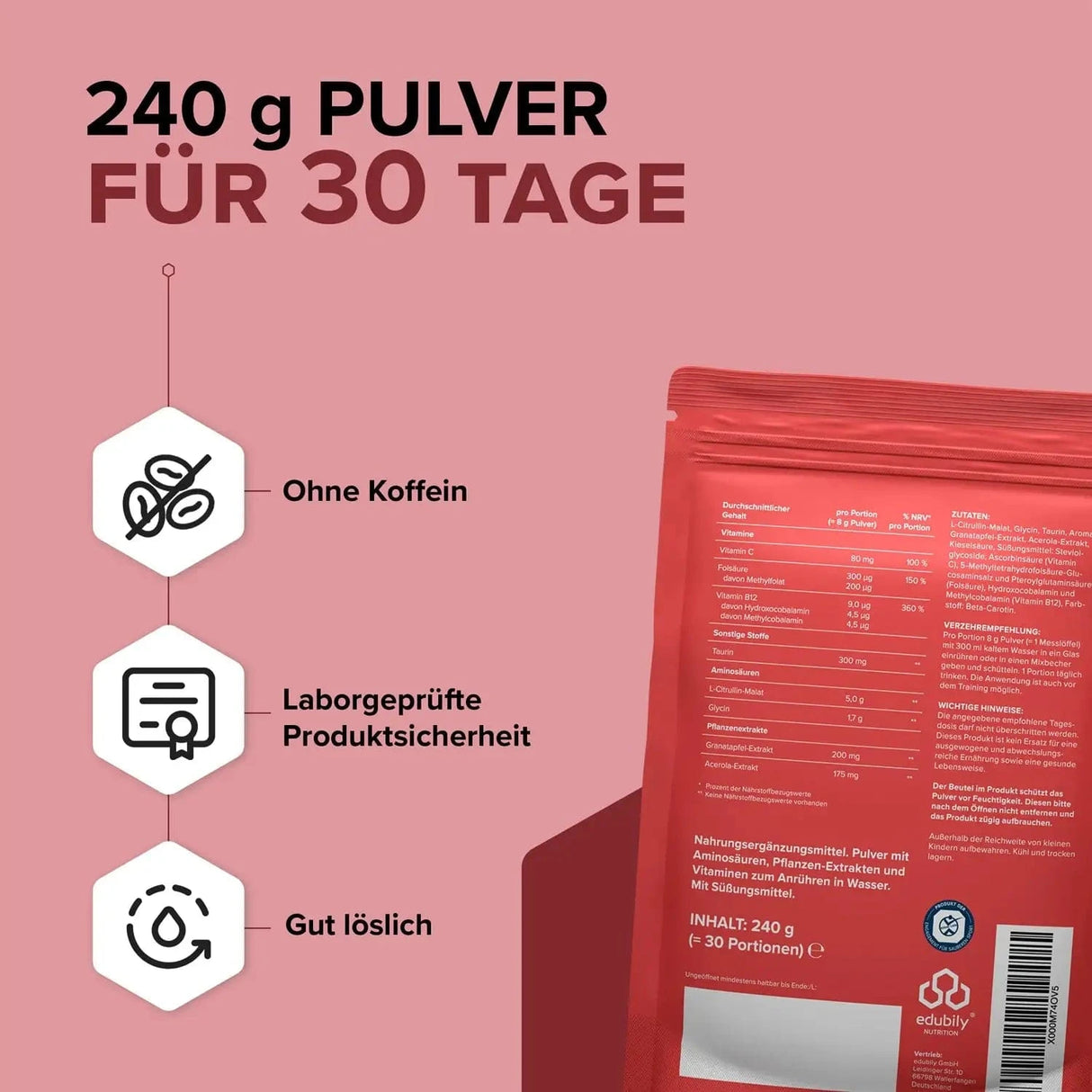 Citrullin plus kaufen - edubily Citrullin - Fitness Onlineshop