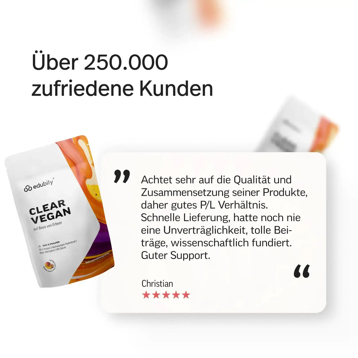 Clear Vegan Mango Maracuja kaufen - edubily Vegane Proteinpulver - Fitness Onlineshop