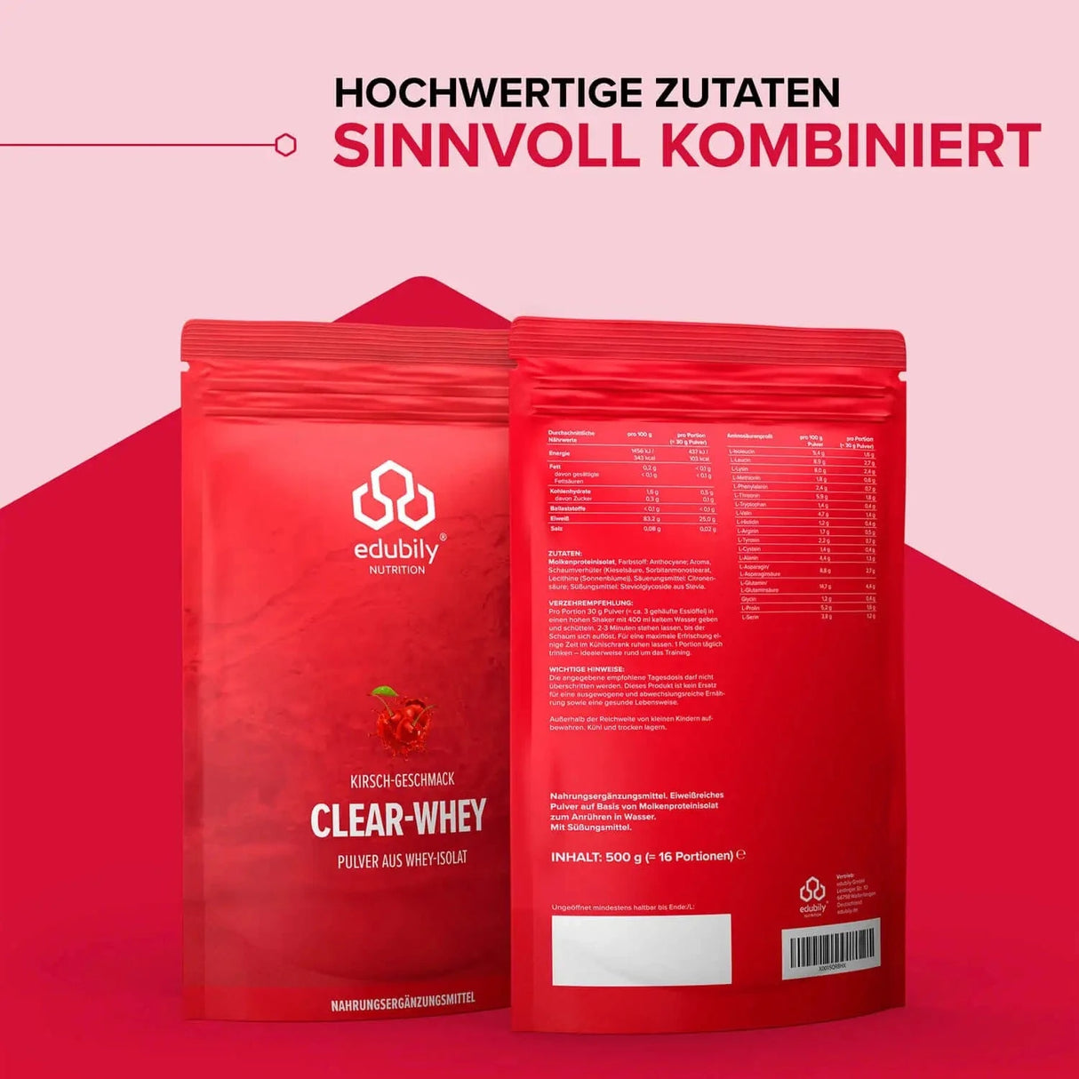 Clear Whey kaufen - edubily Whey Proteinpulver - Fitness Onlineshop