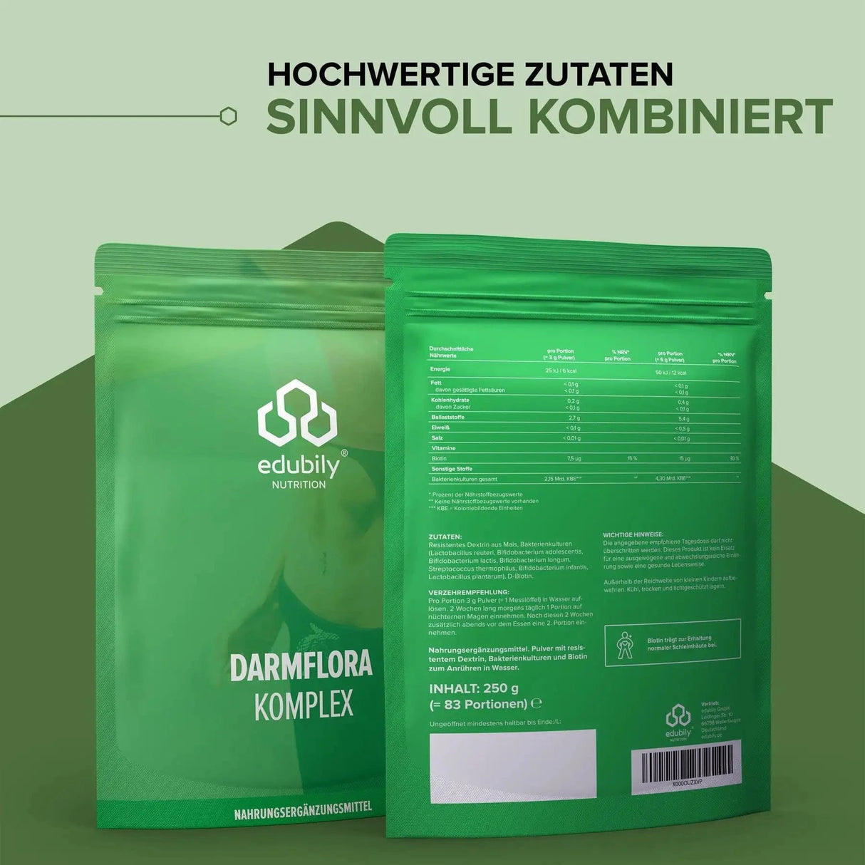 Darmflora-Komplex kaufen - edubily Verdauung - Fitness Onlineshop