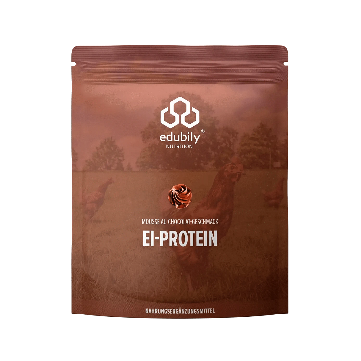 Ei-Protein Pulver aus Freilandhaltung Mousse au chocolat kaufen - edubily Eiproteinpulver - Fitness Onlineshop