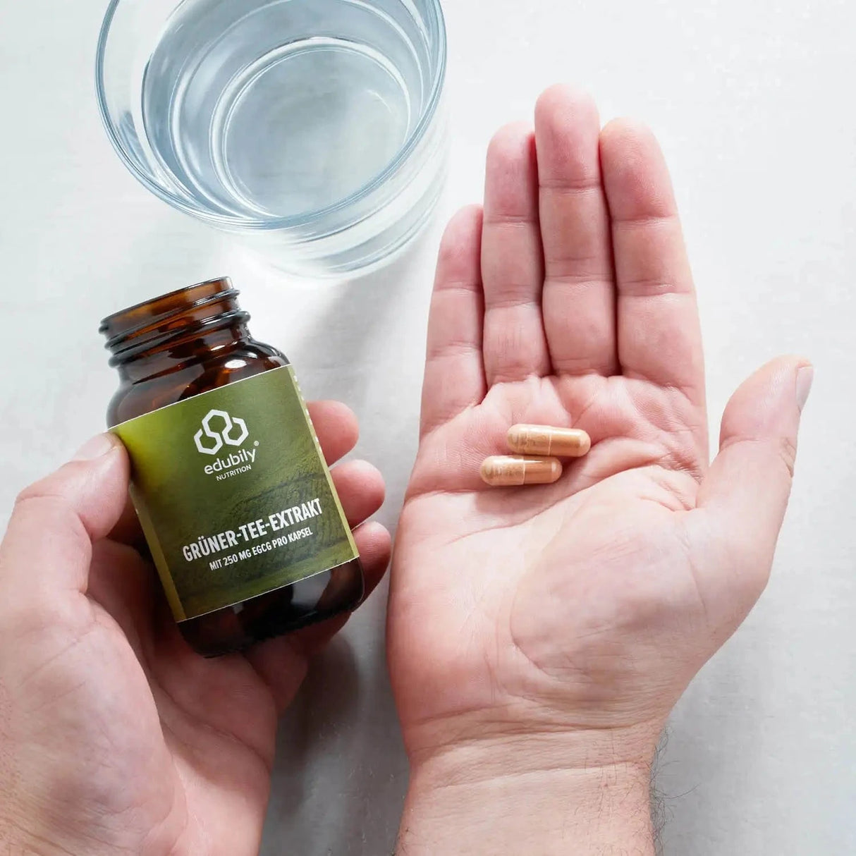 Grüner-Tee-Extrakt Kapseln mit 50 % EGCG kaufen - edubily Extrakte - Fitness Onlineshop