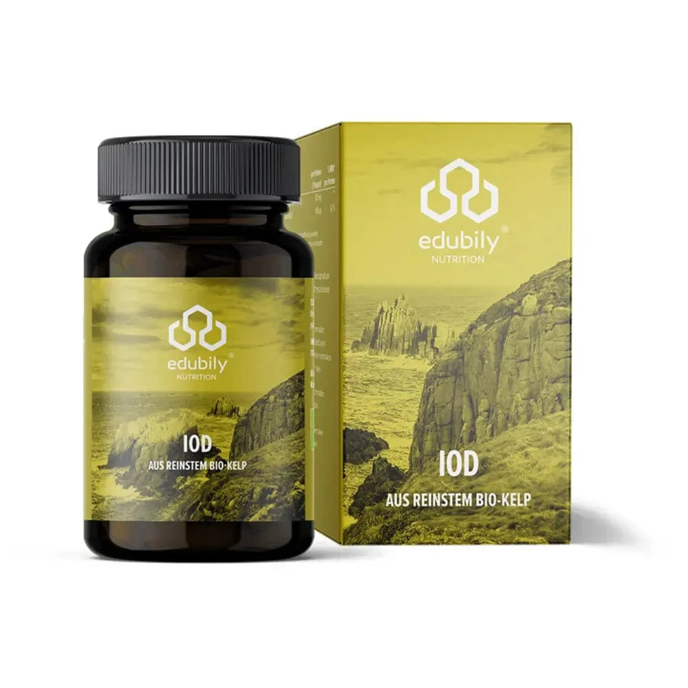 Iod Kapseln – aus reinstem Bio-Kelp kaufen - edubily Jod - Fitness Onlineshop