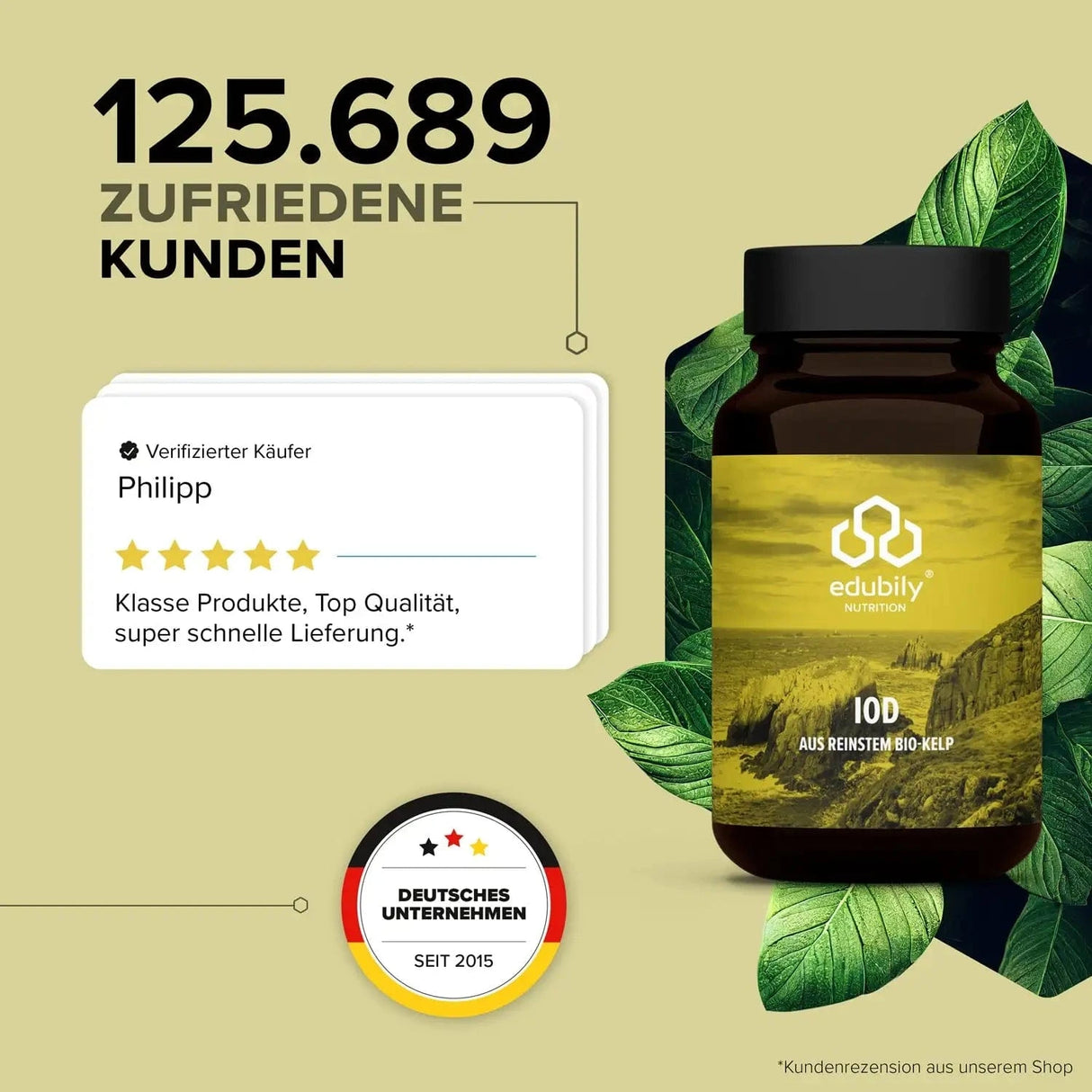Iod Kapseln – aus reinstem Bio-Kelp kaufen - edubily Jod - Fitness Onlineshop