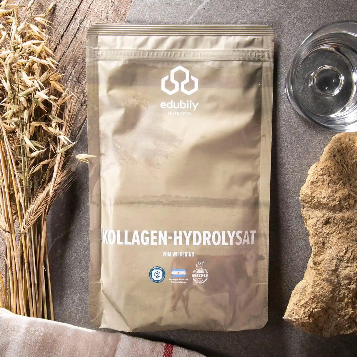 Kollagen-Hydrolysat Pulver kaufen - edubily Kollagen - Fitness Onlineshop