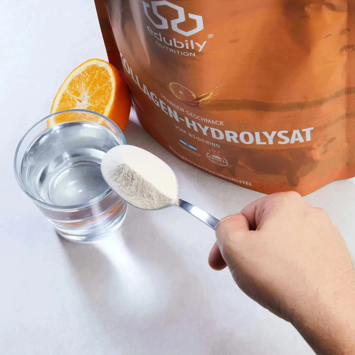 Kollagen-Hydrolysat Pulver kaufen - edubily Kollagen - Fitness Onlineshop