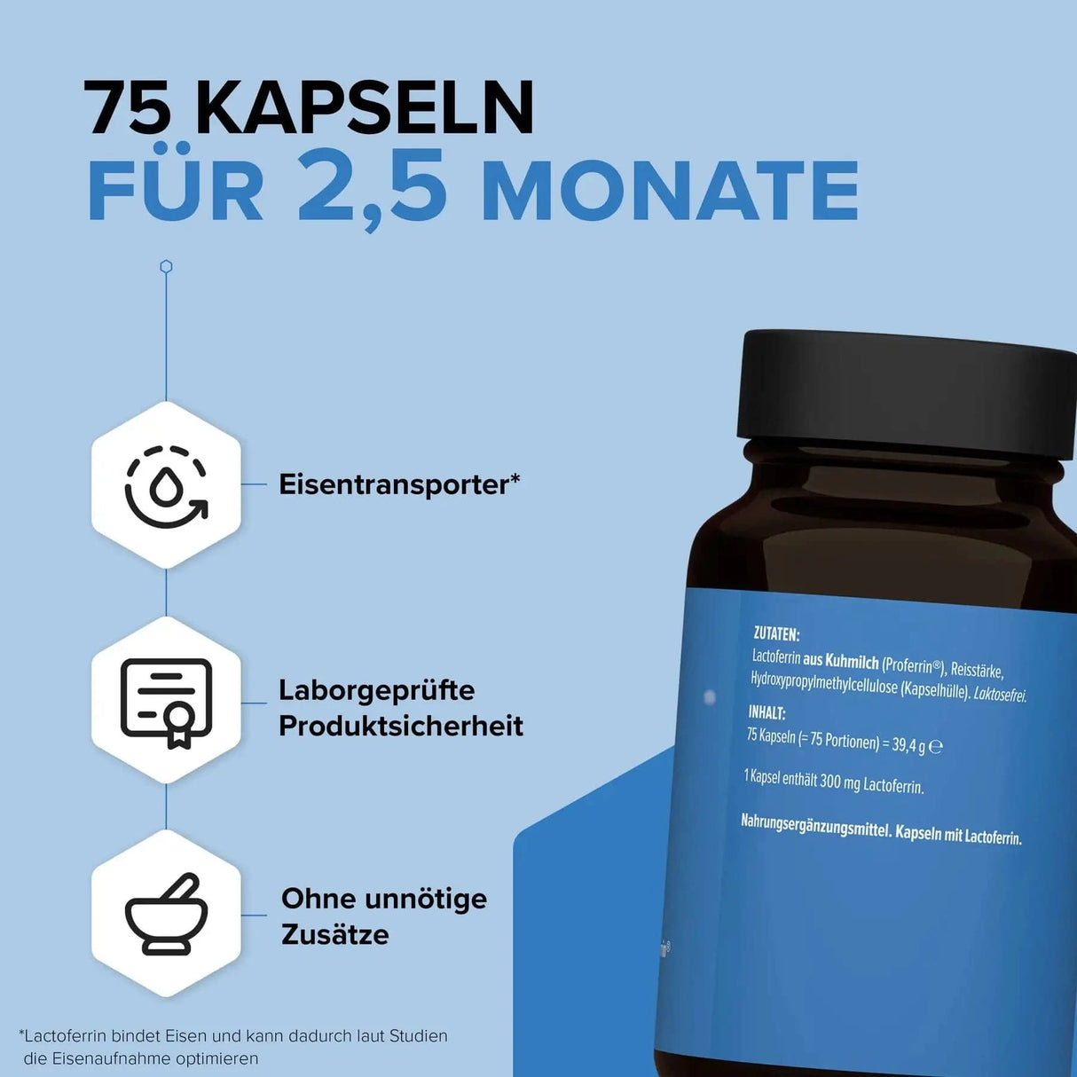 Lactoferrin kaufen - edubily Gesundheit - Fitness Onlineshop