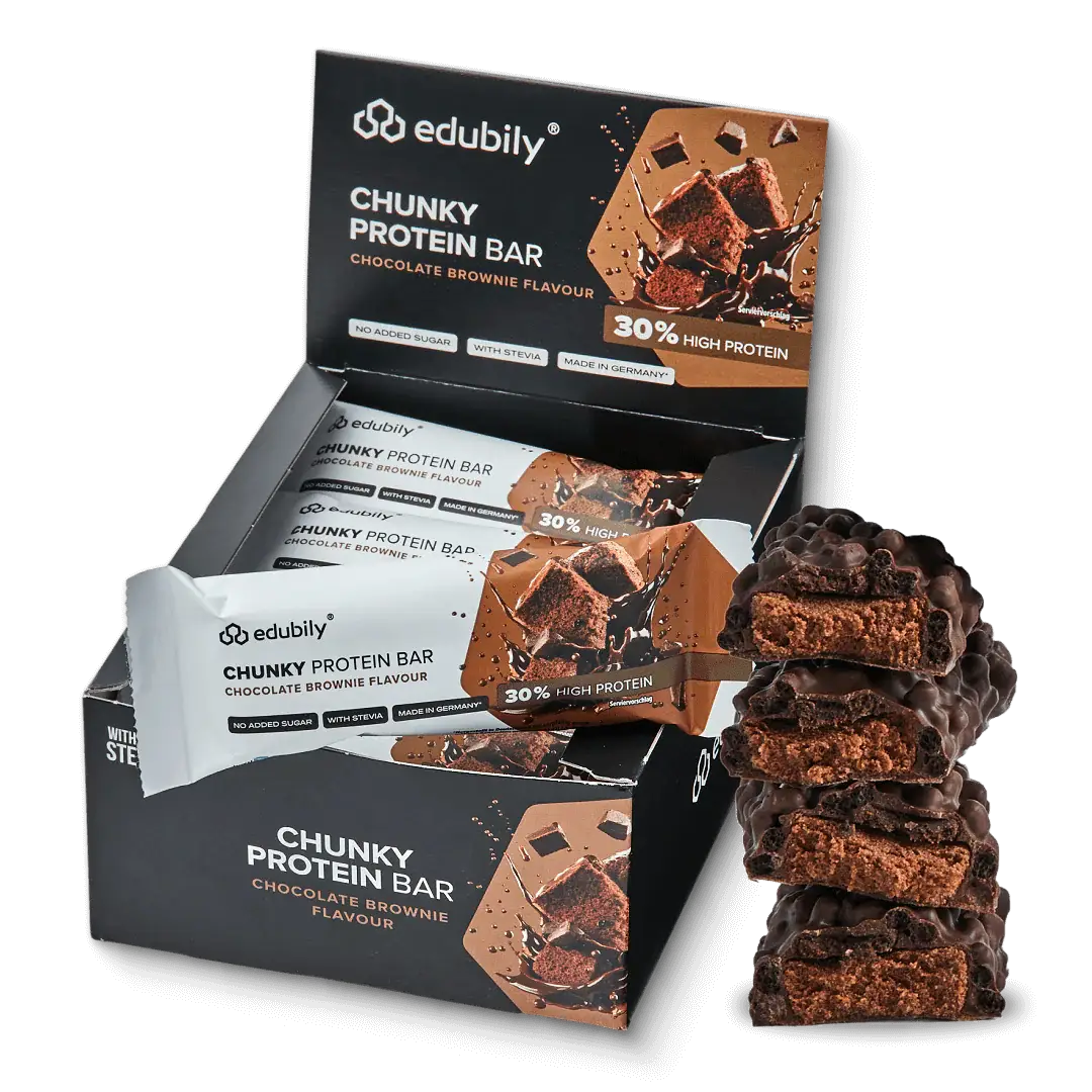 Protein Bar Chunky Chocolate Brownie 12 x 45 g kaufen - edubily Proteinriegel - Fitness Onlineshop