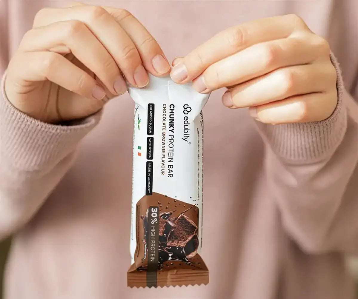 Protein Bar Chunky Chocolate Brownie kaufen - edubily Proteinriegel - Fitness Onlineshop