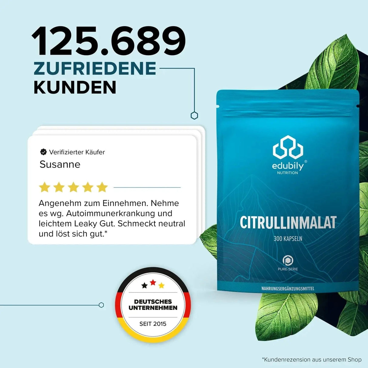 PURE Citrullin-Malat Kapseln kaufen - edubily Citrullin - Fitness Onlineshop