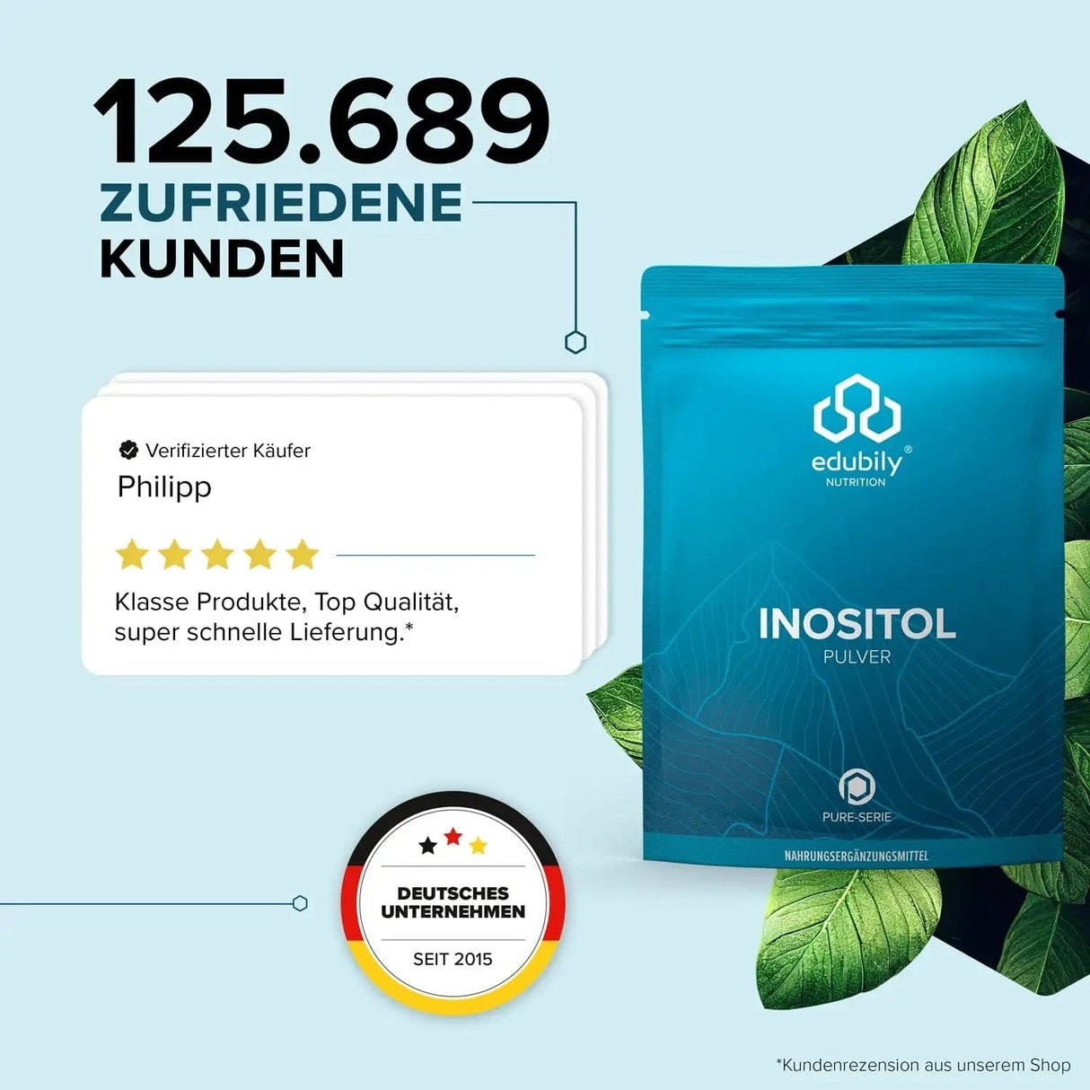 PURE Inositol Pulver kaufen - edubily Nootropika - Fitness Onlineshop