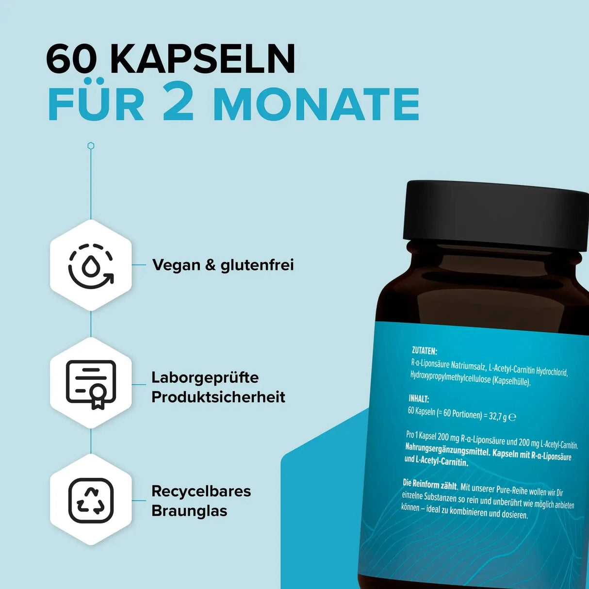 PURE Macarena Kapseln kaufen - edubily Adaptogene - Fitness Onlineshop