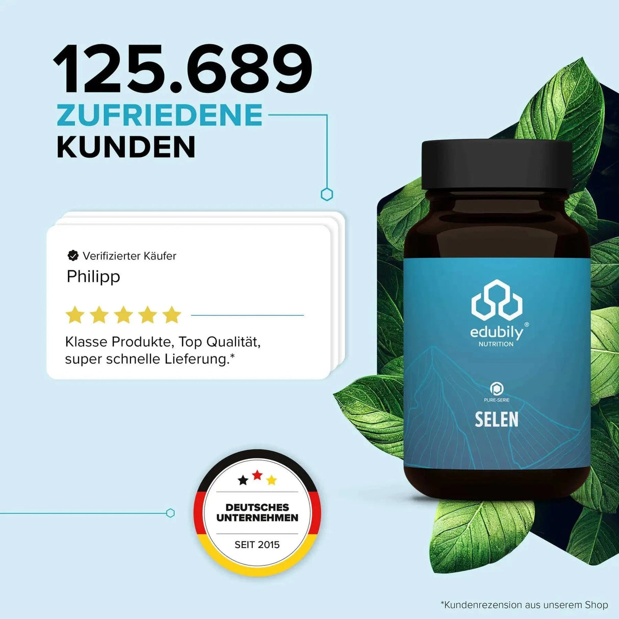 PURE Selen Kapseln kaufen - edubily Selen - Fitness Onlineshop