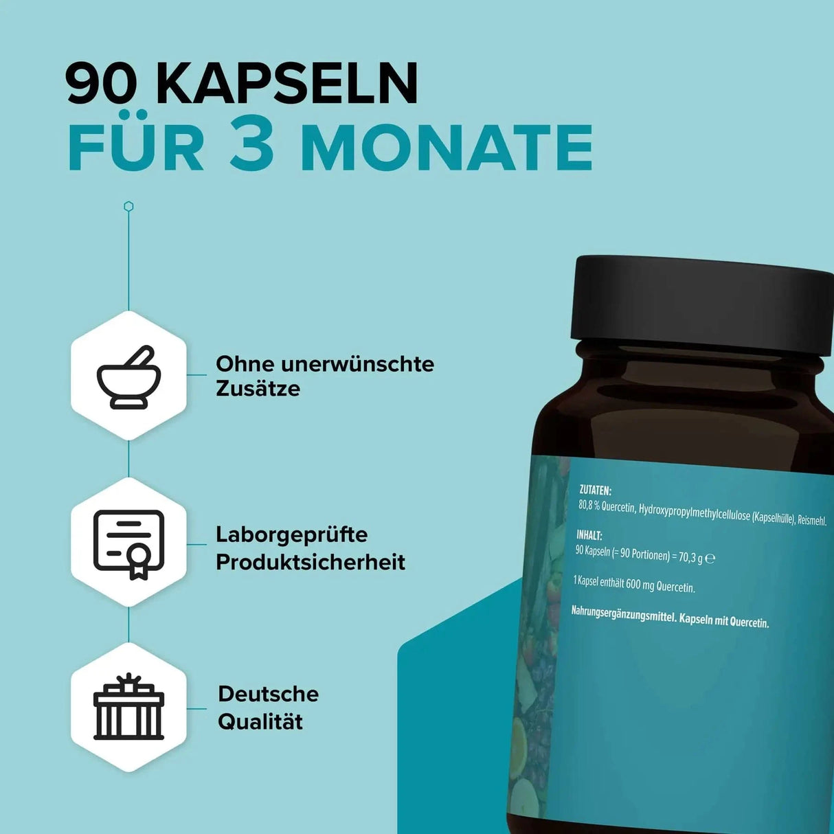 Quercetin kaufen - edubily Gesundheit - Fitness Onlineshop