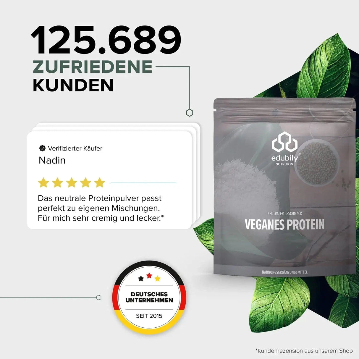 Veganes Proteinpulver kaufen - edubily Vegane Proteinpulver - Fitness Onlineshop