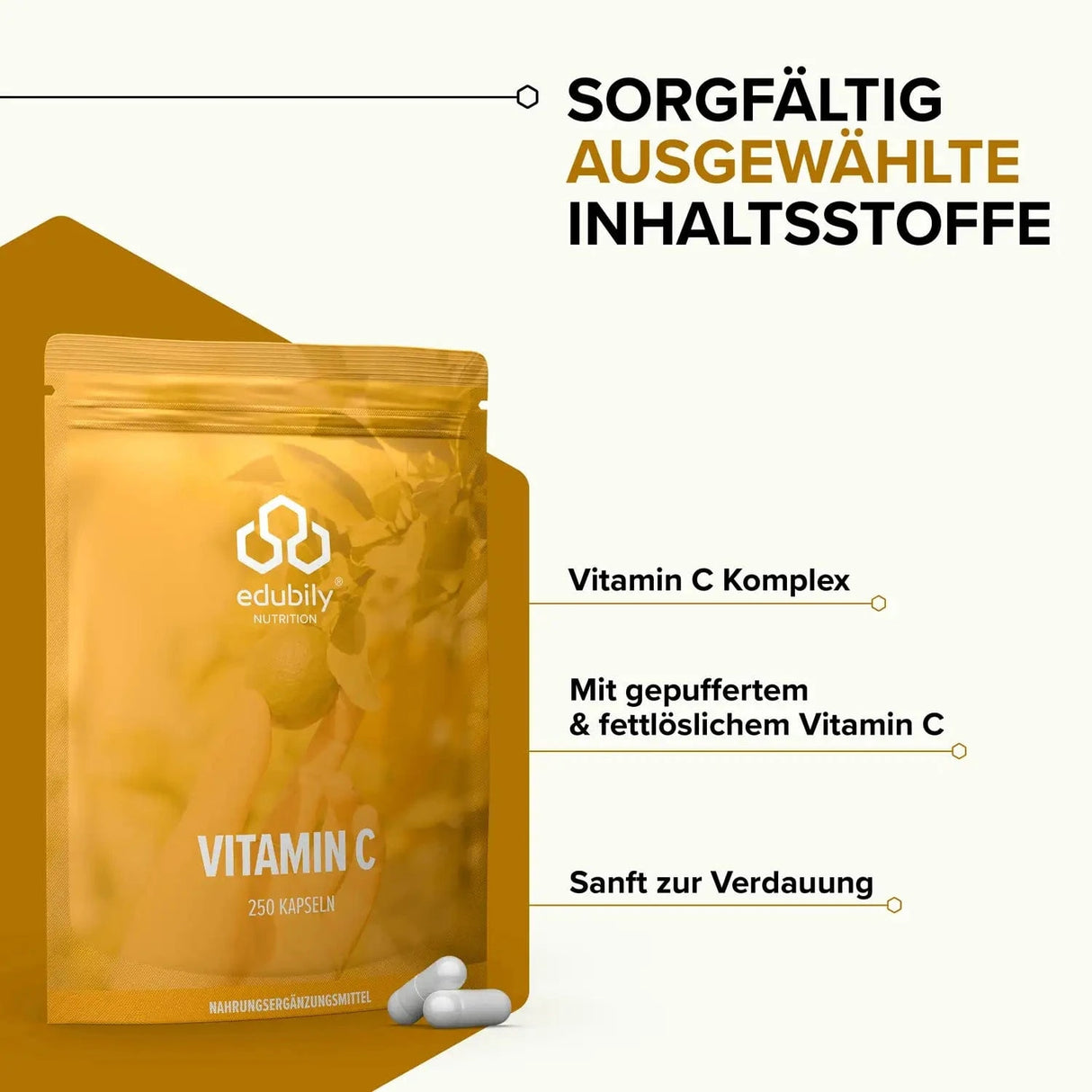 Vitamin C Kapsel kaufen - edubily Vitamine - Fitness Onlineshop