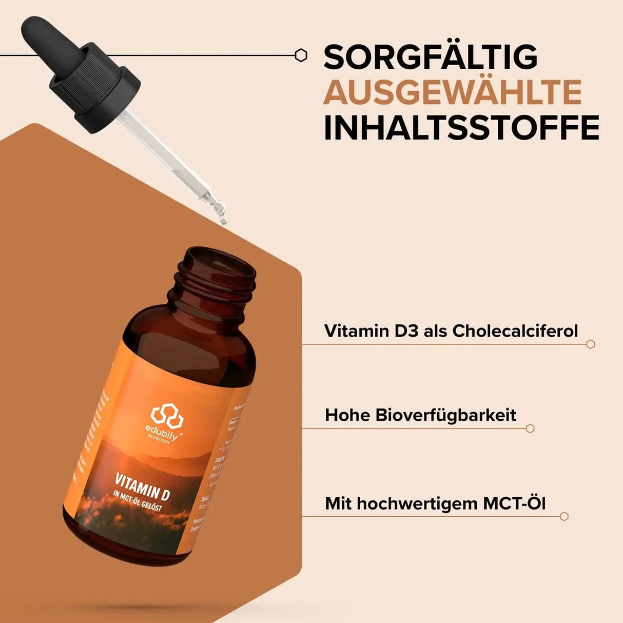 Vitamin D3 20ml 20 ml Tropfen kaufen - edubily Vitamine - Fitness Onlineshop
