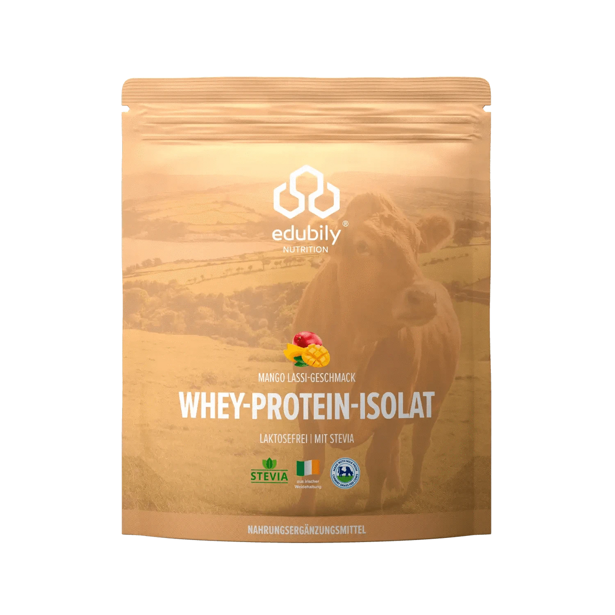 Buy Whey Isolate Powder Made from Pasture-Raised Milk with Mango Lassi Flavor - edubily Whey Protein Powder - Online Fitness Store